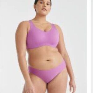 Knix Catalyst Sports Bra Woman 8+ 42E, 40F, 42F Purple High Impact Adjustable